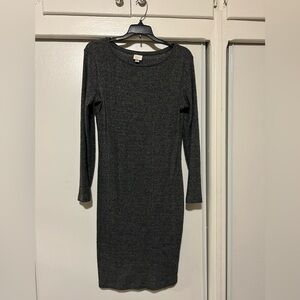 Gray long sleeve size medium dress